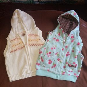 2 Carters Vests